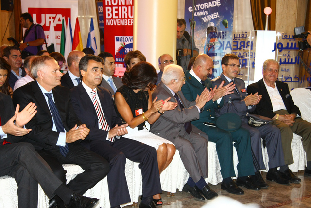 Launching of the Blom Beirut Marathon 2012